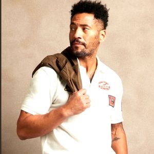 Banana republic white polo